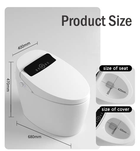 Modern Electronic Floor Mounted One Piece Wc Toilet Set Sanitary Ware