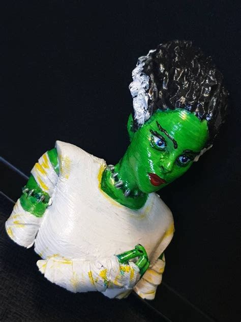 Bride Of Frankenstein D Printed Bust Etsy