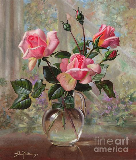 Painting Of Roses In A Vase At PaintingValley Com Explore Collection Of Painting Of Roses In A