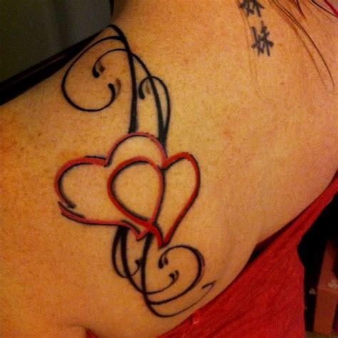 It is the perfect tattoo for partners to get when they have significantly different personalities. Heart tattoo | Infinity tattoos, Double infinity tattoos ...