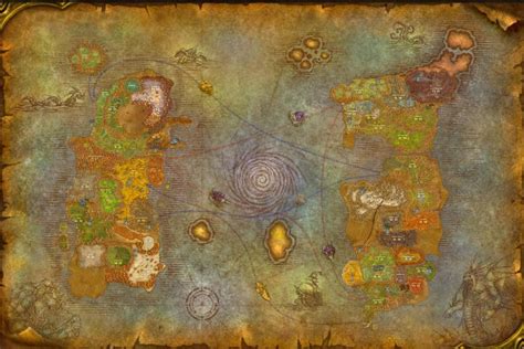 Detailed Wow Classic Map Classicwow