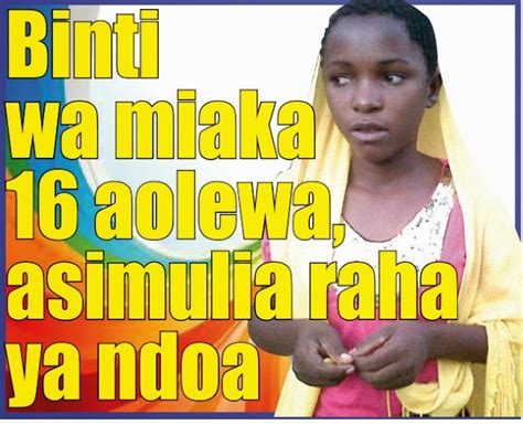 Binti Wa Miaka 16 Aolewa Asimulia Raha Ndoa Hapa Udaku Special
