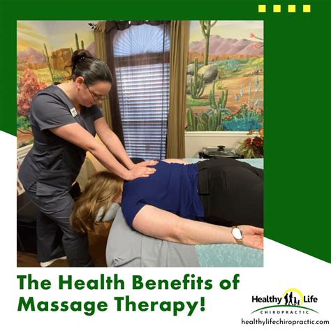 health benefits of massage — healthy life chiropractic