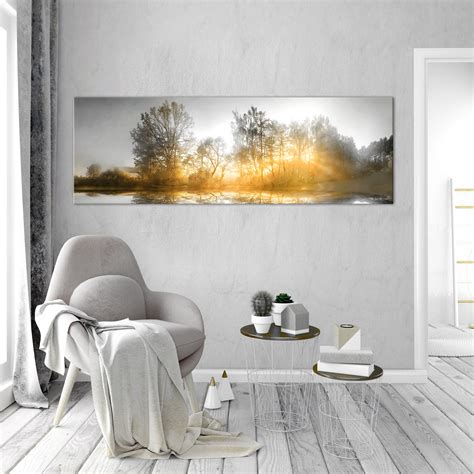 Druck leinwand malerei wald wohnzimmer deko bilder wohnzimmer dekor wald wohnzimmer. Wald Vlies LEINWAND DEKO BILDER Landschaft WANDBILDER XXL ...