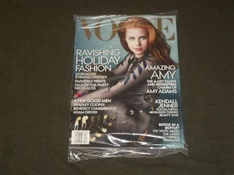 2014 December Vogue Magazine Amy Adams B 2598 Ebay