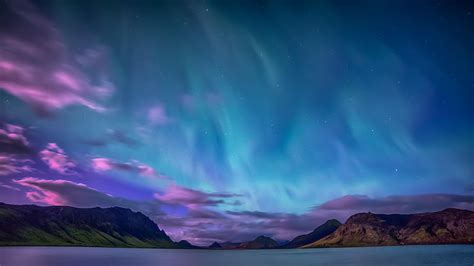Hd Wallpaper Sky Aurora Borealis Northern Lights Atmosphere