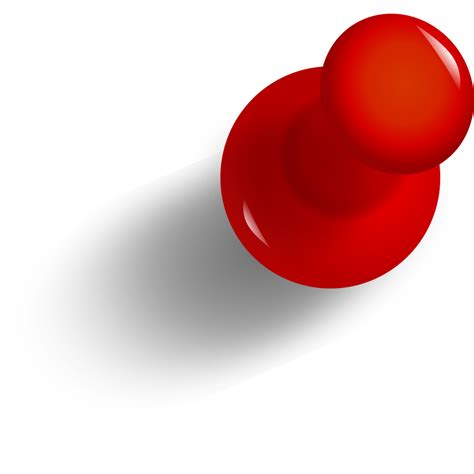 Red Push Pin