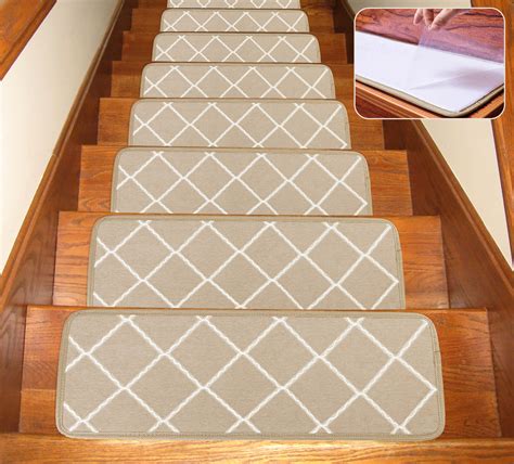 Seloom Stair Treads Carpet Non Slip Indoor Stair Treads Rugcoversmat