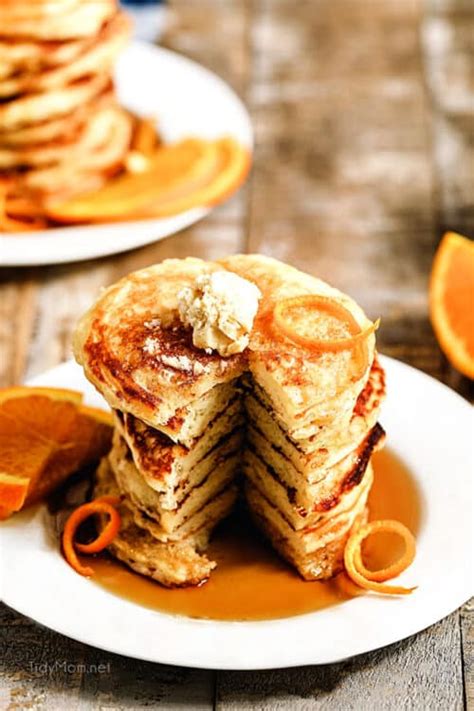 Orange Buttermilk Pancake Recipe