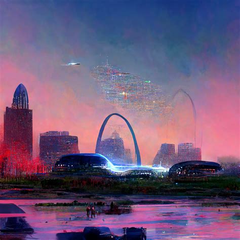 St Louis In The Future By Midjourney Ai Stlouis