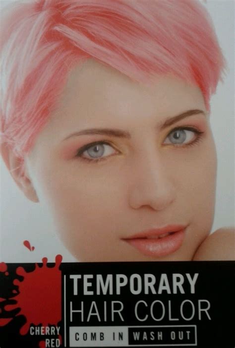 Temporary Hair Color Cherry Red Comb In Wash Out 1 Hair Color