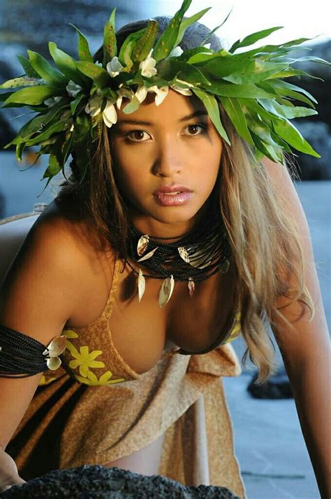 Polynesian Beauty Hinatea Boosie Hawaiian Woman Beauty Around The