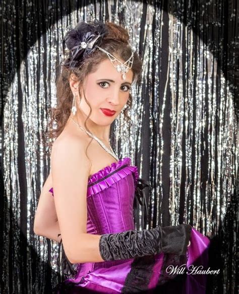 Burlesque Purple Dress Dinka Doll Model