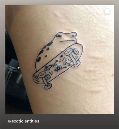 Skateboarding Frog Skateboard Tattoo Tattoo Off Tattoos
