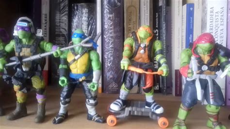 Coleccion De Figuras Tortugas Ninja 2 Out Of The Shadows Youtube