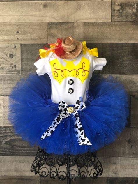 Inspired Toy Story Girls Jessy Outfit Costume Tutu Dress Set Etsy