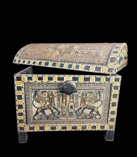 King Tut Box The Mysterious Box Sculpture By Egyptology Store