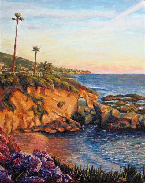 Laguna Beach Oil Painting By Masca Ridens On Deviantart
