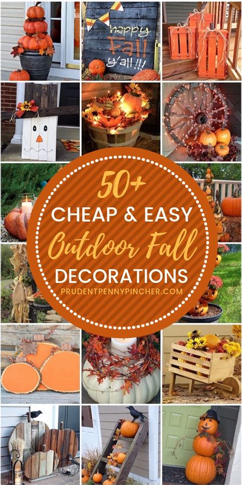 50 Cheap And Easy Diy Outdoor Fall Decorations Prudent