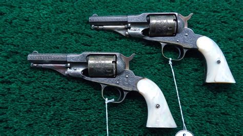 Merz182 Extremely Rare Pair Of Remington New Model Police
