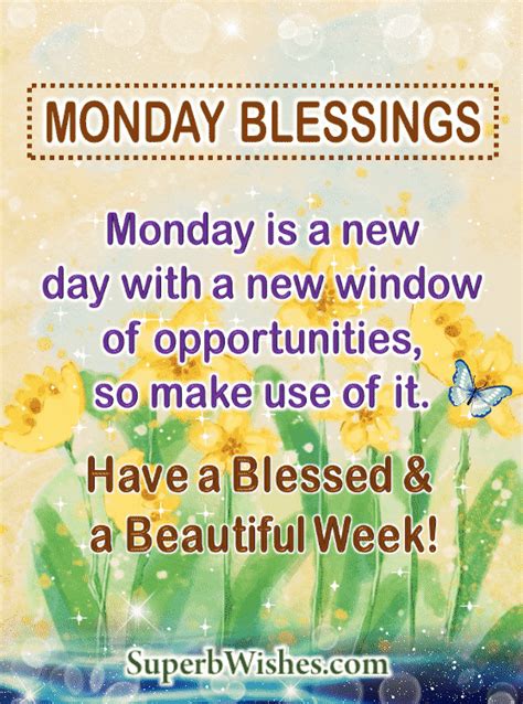 Beautiful Monday Blessings Gifs Superbwishes