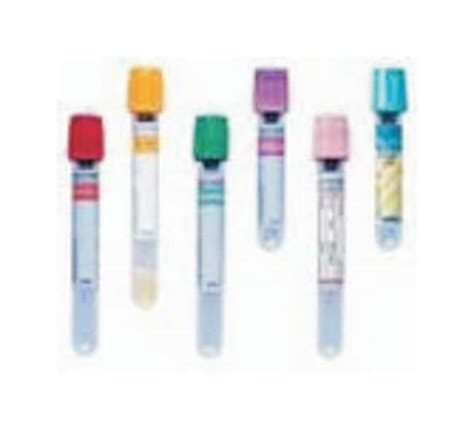 BD Vacutainer Plastic Blood Collection Tubes No Additives Bulk Pack 16