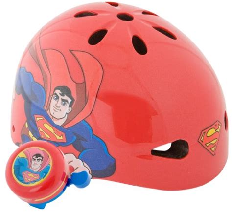 Pacific Cycle Superman Hardshell Helmet Red Kids Cars