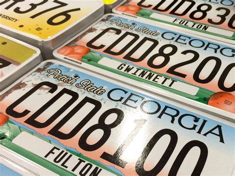 Georgia License Plates Why So Many Designs Wabe 901 Fm