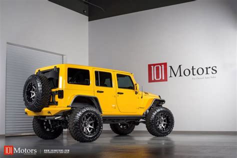 2015 Jeep Wrangler Unlimited Hardtop Baja Yellow 101 Motors Media