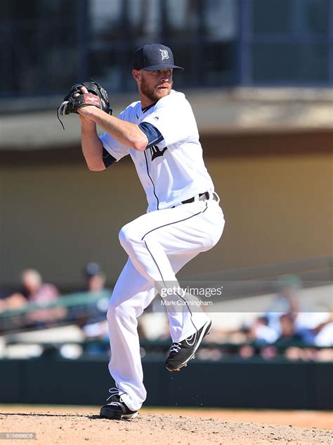 Logan Kensing Of The Detroit Tigers Pitches During The Spring News