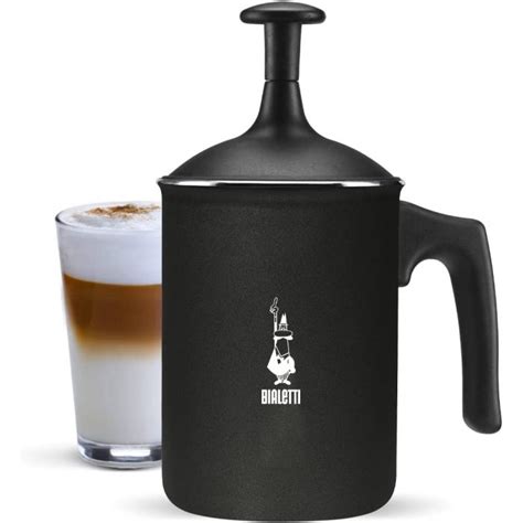 Bialetti Tuttocrema Milk Frother 6 Cups Black