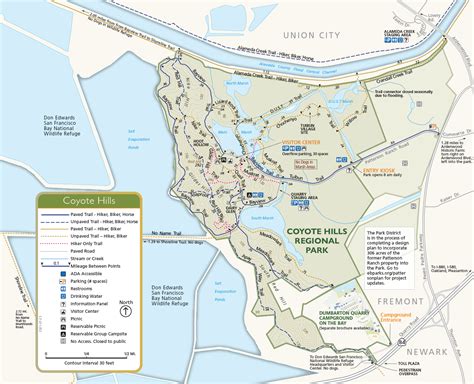 Coyote Hills Regional Park Map | My XXX Hot Girl