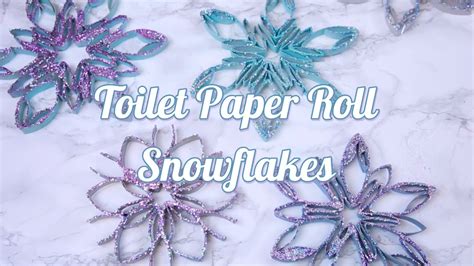 Toilet Paper Roll Snowflakes Hg Craft Hellogiggles Youtube
