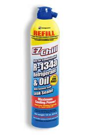 Automobile air conditioning systems use air conditioning to cool the air in a vehicle. Auto Air conditioning Refrigerant and Sealer Refill R-134a