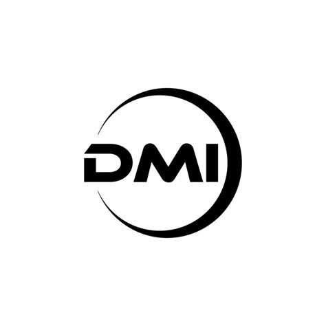 Dmi Letter Logo Design In Illustration Vector Logo Calligraphy