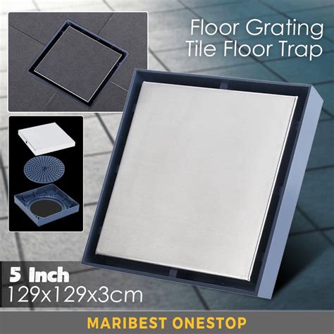 Stainless Steel Tile Floor Trap Cover Anti Smell Cockroach Floor Drain Cover Floor Grating