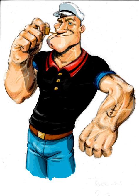 Artists Interpretations Of A More Realistic Popeye Spins