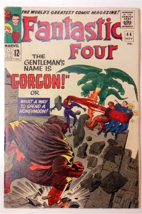 Fantastic Four 44 1966 1st Appearance Of Gorgon Comic Books