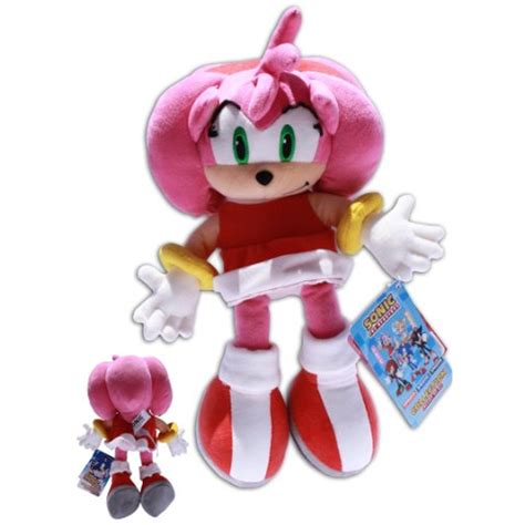 Amy Rose 12 Plush Toy Doll Sonic X Girlfiend Rascal Video Game Pink