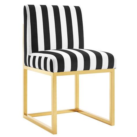Chairs stacking chairs stools swivel chairs wingback chairs aluminum beechwood foam metal plastic polyester rattan rubber foam steel upholstered wicker wood wood composite wrought iron buy online & pick up in stores all delivery. Black and White Stripe Velvet Armless Chair
