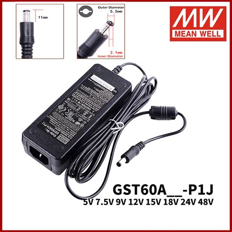 Mean Well Gst A P J W Power Adaptor V V V V V V V V