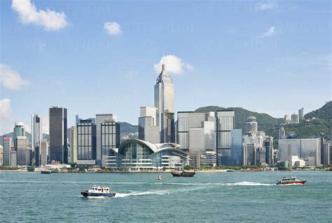 Victoria Harbour Tsim Sha Tsui Hong Kong Stock Photo