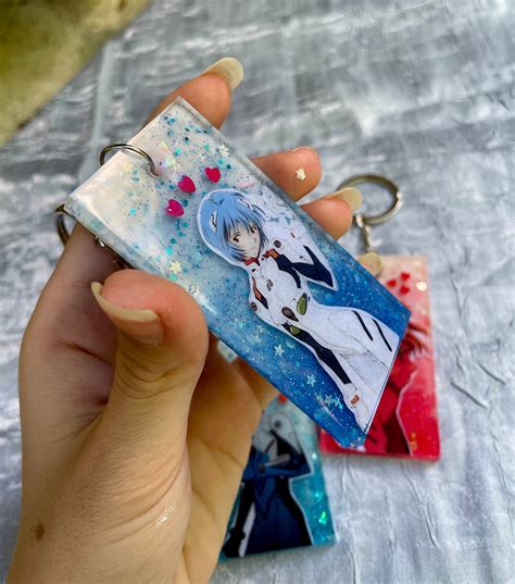 Neon Genesis Evangelion Keychains Etsy