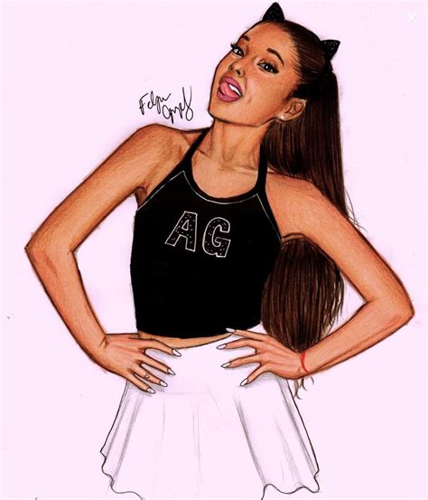 Pin By Lud On ~ A R Y D R A W S ~ Ariana Grande Drawings Ariana