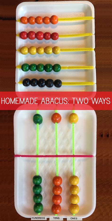 How To Make An Abacus At Home Homemade Abacus