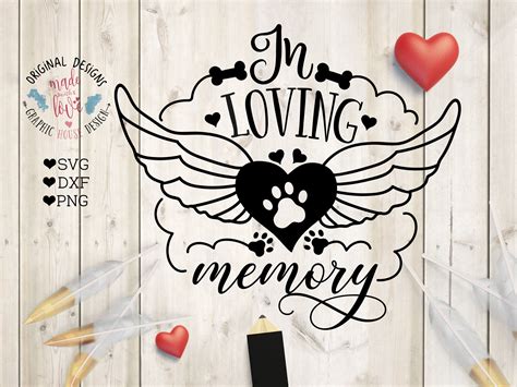 Pet Memorial In Loving Memory ~ Illustrations ~ Creative Market