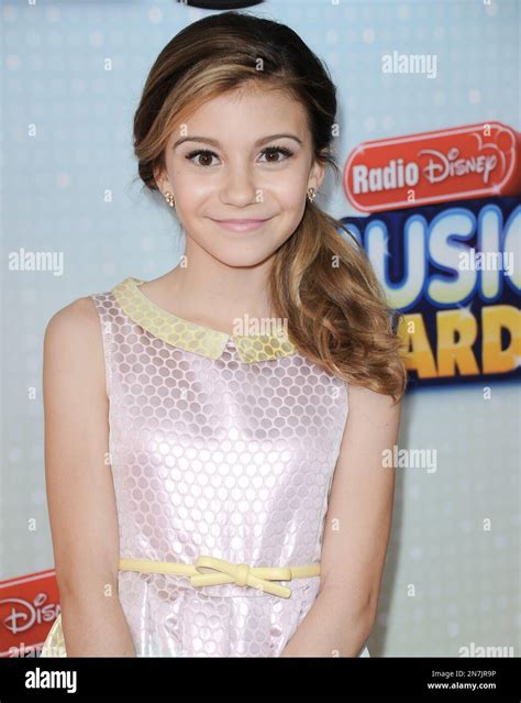 Genevieve Hannelius Arrives At The Radio Disney Music Awards At The