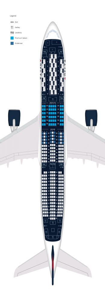 Airbus A350 900 Seat Map Air France Image To U