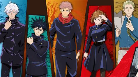 Characters From Jujutsu Kaisen Anime Wallpaper 4k Hd Id6712