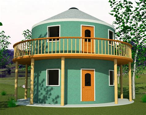 Roundhouse Plan Earthbag House Plans